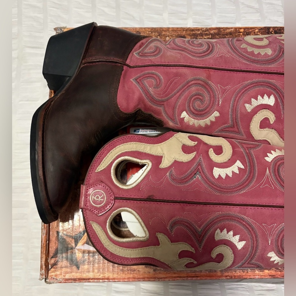 Tony Lama Boots Women's Madera Buckaroo RR2013L 3R Boot - Picture 9 of 16